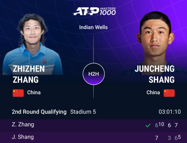 张奔斗：中国德比张之臻获胜 这样的内卷咱们欢迎